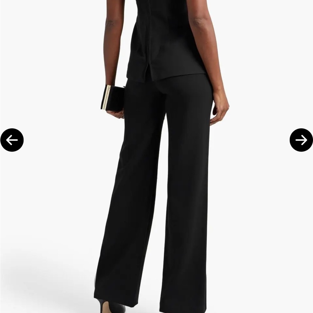 Black Halo Women's Black Wide-Leg Pants